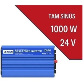 Resim Lexron 1000w-24v Tam Sinüs İnverter 