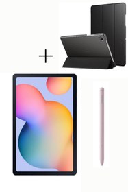 Resim Samsung Galaxy Tab S6 Lite 128 GB Pembe Tablet (Samsung Türkiye Garantili) + KALEM + KILIF 