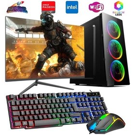 Resim Collect RKT980287 i7-2600 8 GB 480 GB SSD 4 GB RX550 24" Free Dos Masaüstü Oyuncu Bilgisayarı 