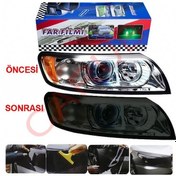 Resim Far Stop Filmi Far Folyosu Far Çizik Engelleyici Folyo 30 Cm X 10 Metre Siyah Osn-1484 1 Adet 