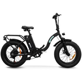 Resim Yuki Move Katlanabilir Fat Bike Elektrikli Bisiklet - Siyah 
