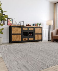 Resim KIYMIK HOME Lotus Konsol – Size Özel Üretim - Gerçek Ağaç 