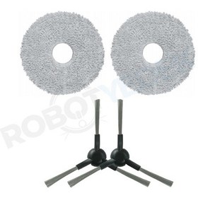 Resim Dreame L10s Pro Gen 2 Uyumlu Yedek Mop Ve Yan Fırça-4 Parça 