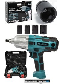 Resim Assur ASR098 450W Elektrikli Somun Sıkma Mavi 