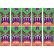 Resim Kiwi Pets Kycc-50352 Yammies Ton Balıklı - Somonlu Sıvı Kedi Ödül Maması 10 Paket 