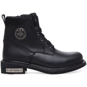 Resim Harley Davidson Lastik Tabanlı Deri Bot 