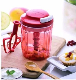 Resim Tupperware Süper Şef 1 Ve Süper Şef 2 - Pratik Doğrayıcı Rondo - Kırmızı 