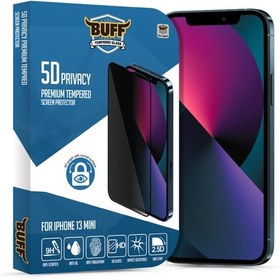 Resim Buff iPhone 13 Mini 5d Privacy Ekran Koruyucu 