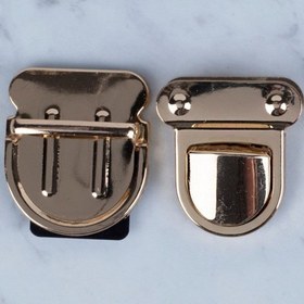 Resim Loren Metal Çanta Kilidi Büyük Sarı 