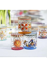 Resim Baci Milano Dolce Vita 6'lı Cam Bardak Seti 370 Ml Turuncu 