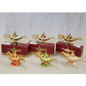 Resim Mineli Metal Alaatin Lambası Alk3842 - 9084106107345ynt 