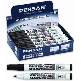 Resim Pensan Tahta Kalemi Yuvarlak Uçlu Siyah Tahta Kalemi 12 Li Paket 