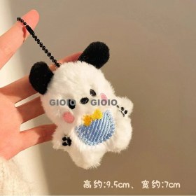 Resim Silver1 Peluş Karikatür Anahtarlık Kolye Küçük Hediye Bebek Kolye Çanta Çekicilik Aksesuarları (Yurt Dışından) 