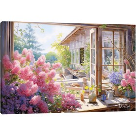 Resim Bahar Günü Çiçekleri - 90x60 