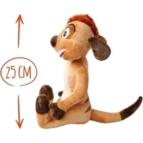 Resim 6315870072NPB, Lion Timon Peluş Figürü, Özel ve Detaylı Tasarım, Dayanıklı Kumaş, 25 cm 