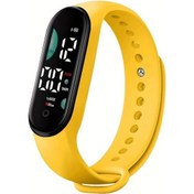 Resim Sunshine022 Dokunmatik Ekranlı Led Dijital Saat - Sarı Okul Ve Spor Saati, Dayanıklı Ve Hafif Diğer 