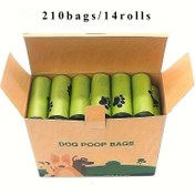 Resim 540 adet / 210 adet Yüksek Kaliteli Köpek Kusma Poşeti - 36 Rulo / 14 Rulo, Kalın Sızdırmaz, Dayanıklı Pet Atık Poşetleri Sevimli saç tokası Baskı Tasarımı ile, Dış Mekan Kullanımı için Rahat ve Sağlam 