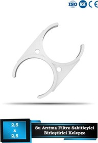 Resim Su Arıtma Filtreleri Için 2.5x2.5 Kelepçe 
