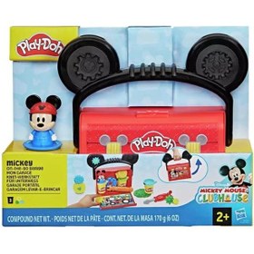 Resim Play Doh Mickey Mouse On The Go Garage Oyun Hamuru Seti G3109 Çok Renkli 