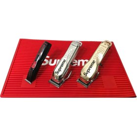 Resim Supreme Makine Matı – Kaymaz Silikon Berber Tezgâh Matı 