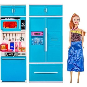 Resim Karlar Ülkesi Bebek ve 2'Li Dolap Bulaşık Seti 