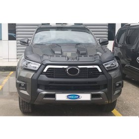 Resim Toyota Uyumlu Hilux Dragon Ön Kaput Rüzgarlığı 3 Parça 2020 Ve Sonrası 