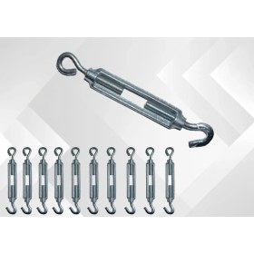 Resim Mena Rise Kanca M6 Yük Halat Gerdirme Galvanizli (10 Adet) 