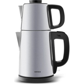 Resim Karaca 2 In 1 Çay Makinesi ve Su Isıtıcı Paslanmaz Çelik Inox 
