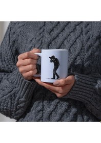 Resim Baskılı Kupa Bardak Fotoğraflı & Tasarımlı Seramik Kahve Kupası 63 Beyaz 