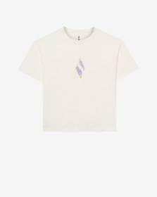 Resim Skechers W Graphic Tee Loose Fit T-shirt Kadın Offwhite Tshirt S2510311-102 Beyaz 