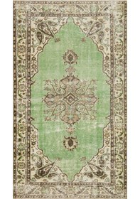 Resim Eskitme El Dokuma Vintage Halı 157 X 266 Cm 10108 