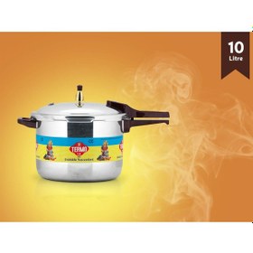 Resim Termo 10 L Düdüklü Tencere Alüminyum Pres Baskı Termo Düdüklü Gümüş 