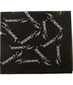 Resim Pileli Store Atatürk Imzalı Desenli Bandana 50*50 