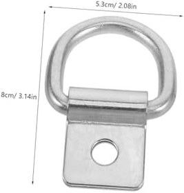 Resim Ağır Hizmet d Şekilli Bağlama Halkası Araç Kamyon Ve Römork İçin Bağlama Ankrajı Güvenli Taşıma Ve Depolama Çözümü Amaçlı Kullanım 