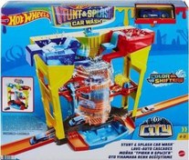 Resim Oto Yıkamada Renk Değiştirme Oyun Seti Hot Wheels