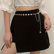 Resim Kadın Aksesuarları İçin Çiçek Metal Bel, Çok Yönlü ve Moda Elbiseler, Gömlekler, Takımlar, Kemer Süsleri ve Bel Trendi 