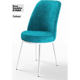 Resim Canisa Concept Canisa Dexa Serisi 1.sınıf Yemek ve Mutfak Sandalyesi 6 Adet Ayaklar Beyaz 