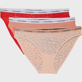 Resim Calvin Klein Bayan Külot 000qd5069e W5r Pudra-pembe-kırmızı Pudra-pembe-kırmızı Çok Renkli 