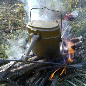 Resim Rox Camping 0145 Alüminyum Yemek Pişirme Sefer Tası Seti 