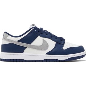 Resim Nike Dunk Low Summit White Midnight Navy (özel Seri) 