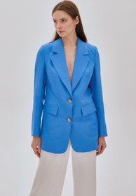 Resim Cepli Keten Ceket SAKS - 38 / Saks 