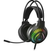 Resim Aula S605 Kulak Üstü Işıklı Gaming Oyuncu Kulaklığı 3.5mm Jack + USB 