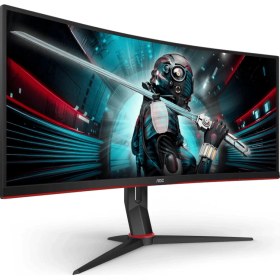 Resim AOC CU34G2/BK 34" 100Hz 1ms (HDMI+Display) FreeSync QHD Monitör 
