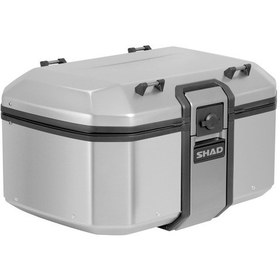 Resim Shad Tr-55 Motosiklet Metal Arka Çanta Titanyum 