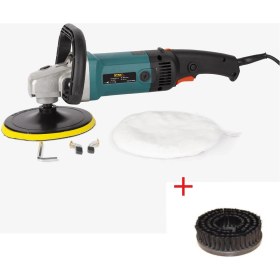 Resim Staxx Power 6 Kademeli Devir Ayarlı Polisaj Makinası 3500 W Pasta Cila Polisaj Mak + Koltuk Fırçası 