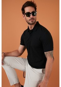 Resim Exxe Erkek Polo Ex601-Siyah 