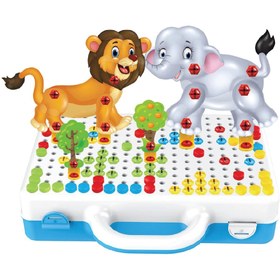 Resim Oyuncak 3D Steam Matkaplı Hayvan Yapma 