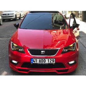 Resim Seat Leon Mk3 2013-2016 Rieger (Plastik)Ön Ek 