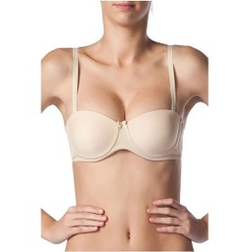 Resim Nbb Sütyen Mikrofiber Desteksiz Dolgusuz Boş Straplez Sütyen 