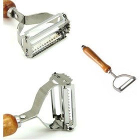 Resim Jülyen Sebze Meyve Soyacağı 2 Başlı Soyacak 